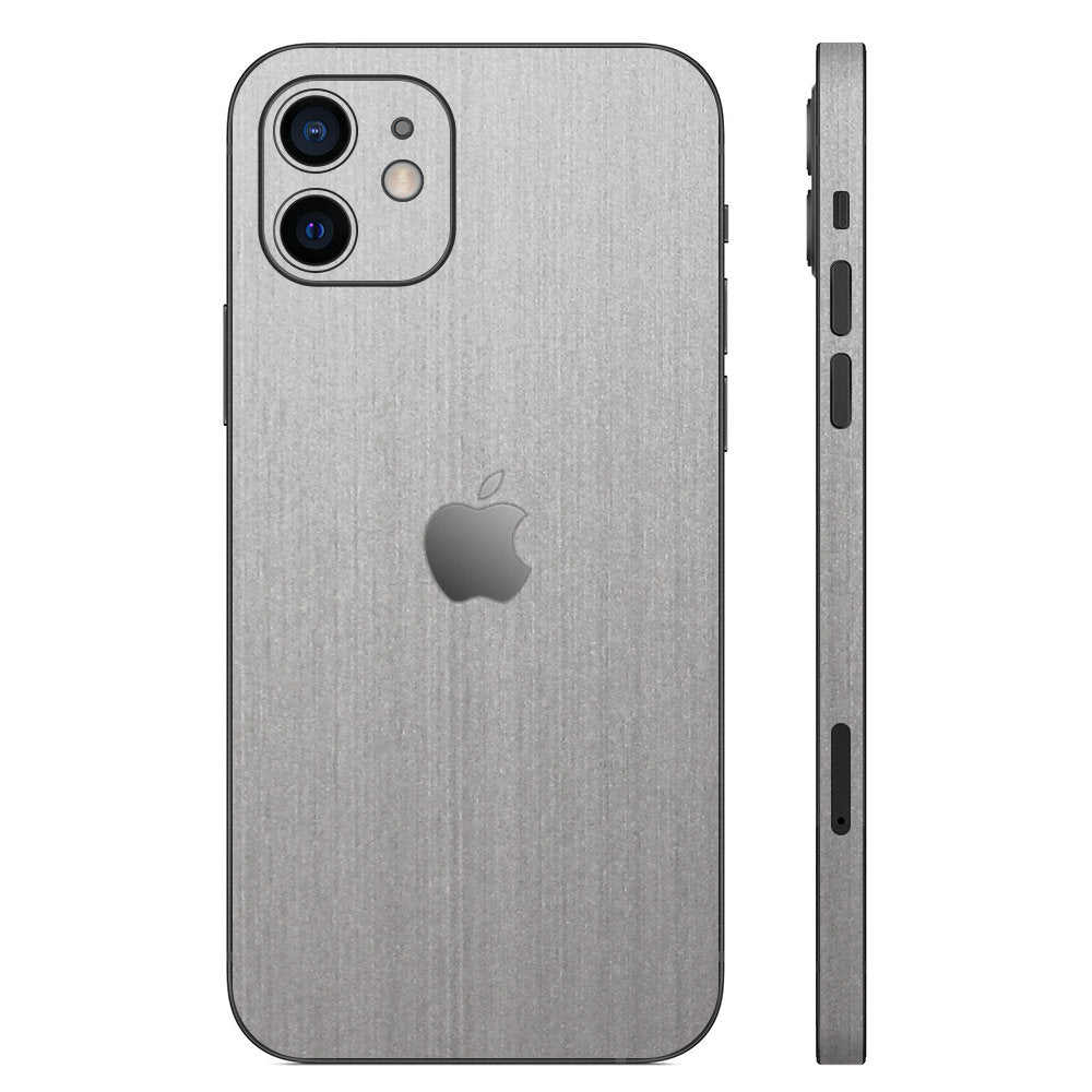 iPhone13 mini silver brushed metal